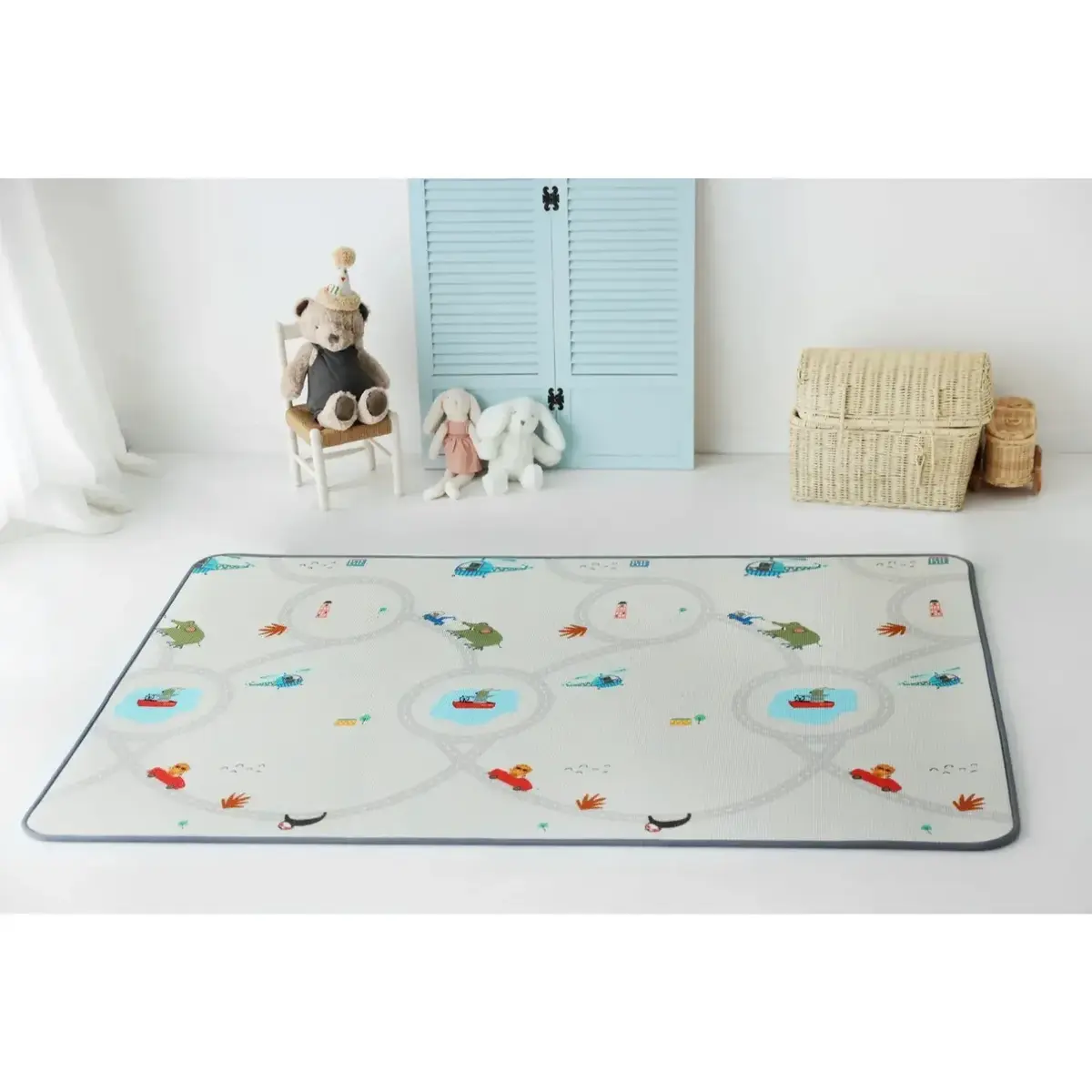 Coolmats Eğlenceli Gezi -Yıldızlar Oyun Halısı 140x200x1