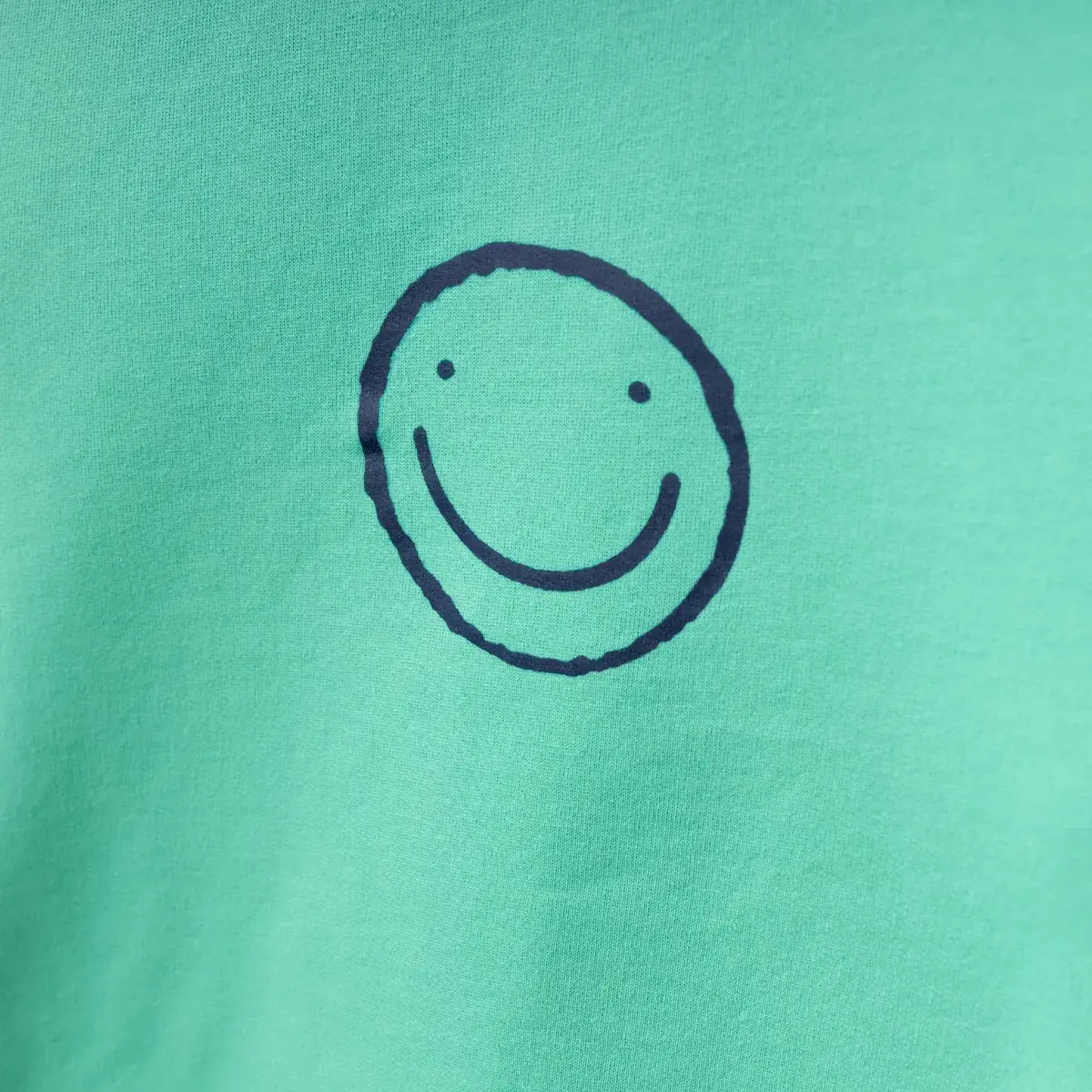 Bebolly Sweatshirt Gülenyüz Baskılı Mint