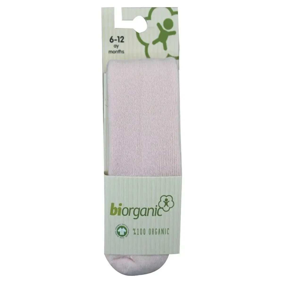 Bibaby Organik Çorap Külotlu Havlu Basic Pembe