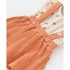 Bibaby Organik Elbise Summer Fruit Light Cream - Caramel