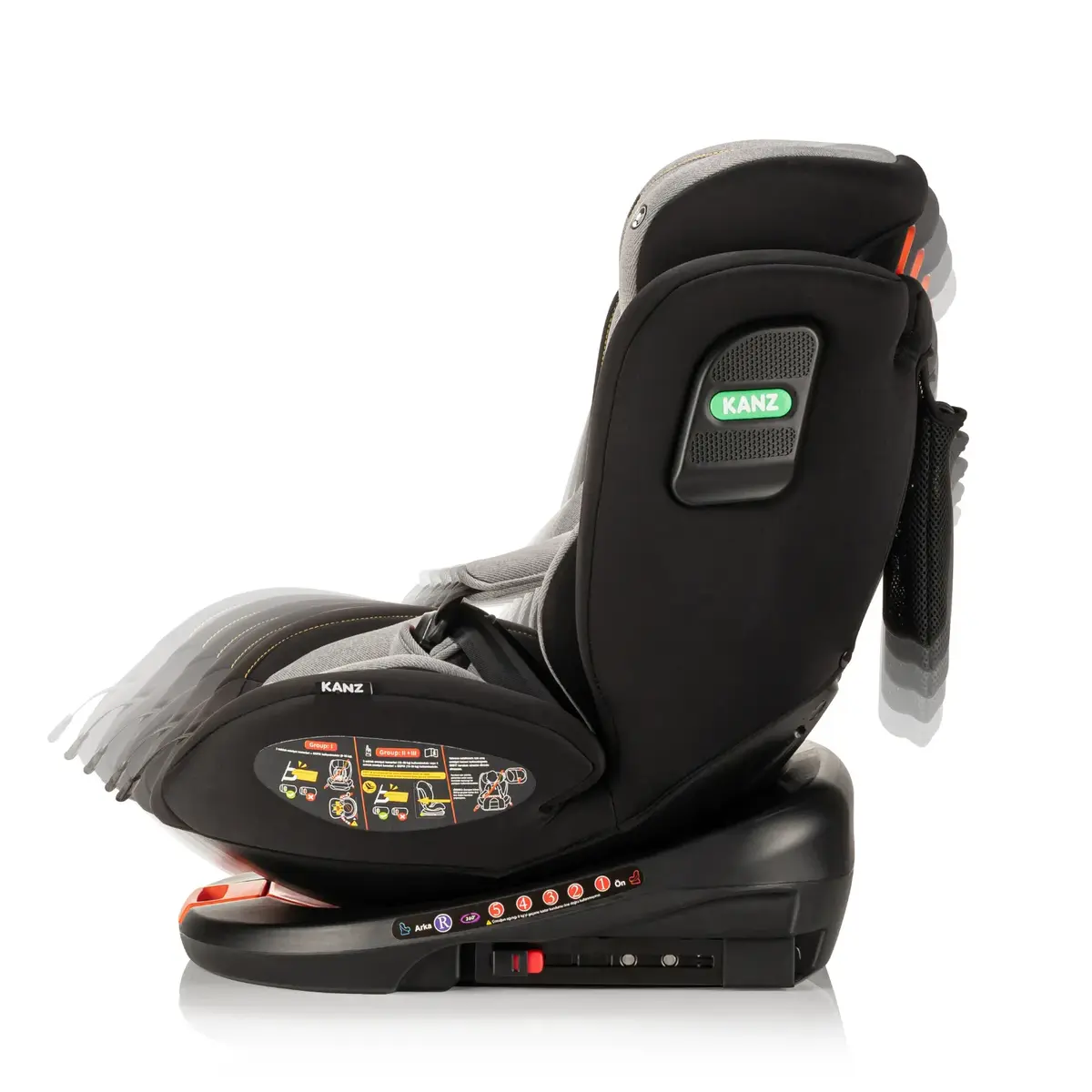 Kanz Comfort Oto Koltuğu 0-36 Kg Siyah Kanz Comfort Oto Koltuğu 0-36 Kg Siyah