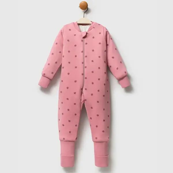 Ella Bonna Uyku Tulumu Çoraplı 2,5 Tog Mürdüm Flowers