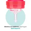 Mamajoo Akıtmaz Pipetli Bardak 270 ml Pembe