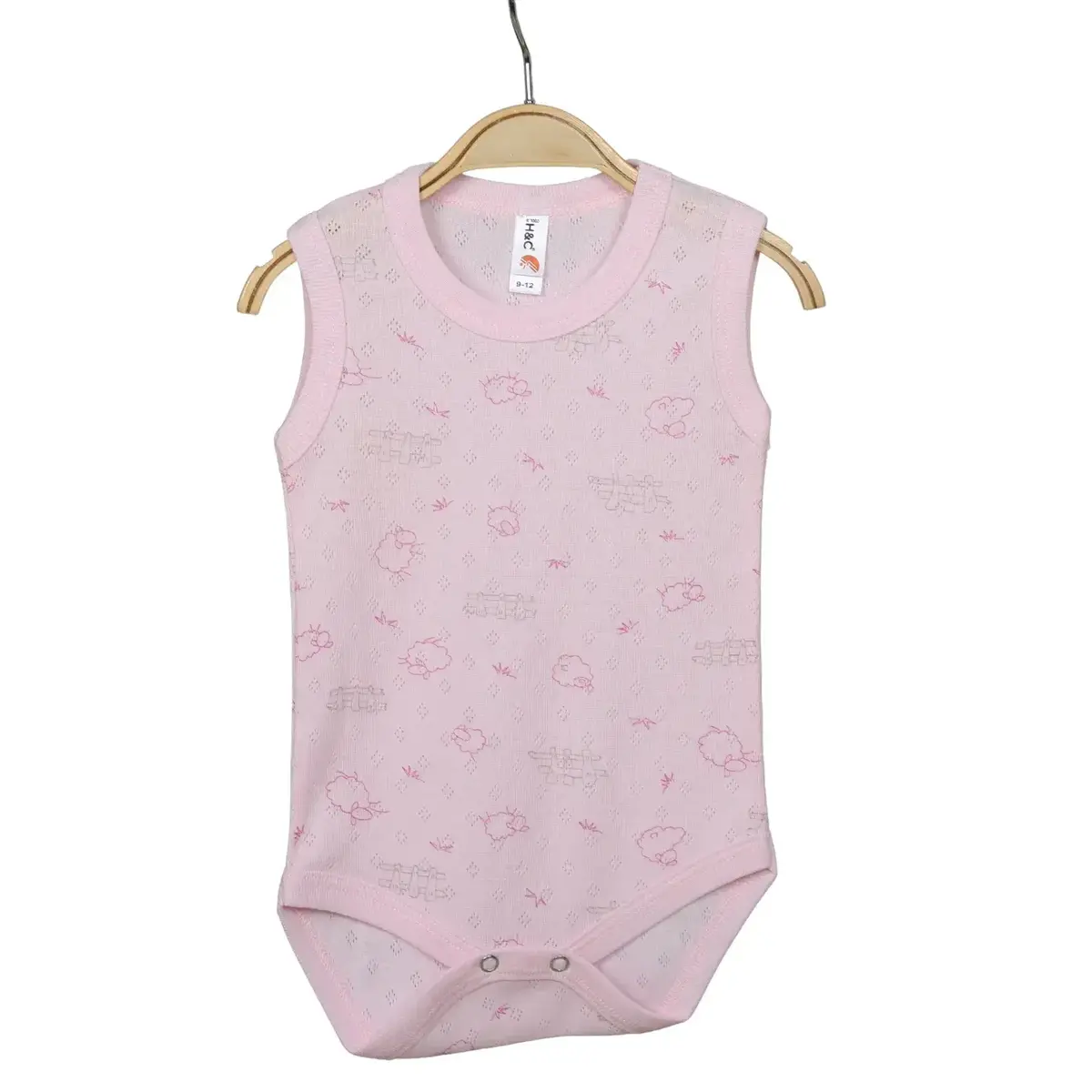 Hvc Atlet Body Jakarlı Kuzu Pembe