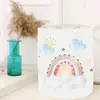 Momys Care Masalsı Gökkuşağı Çok Amaçlı Oyuncak Saklama Kutusu 30x50 Cm