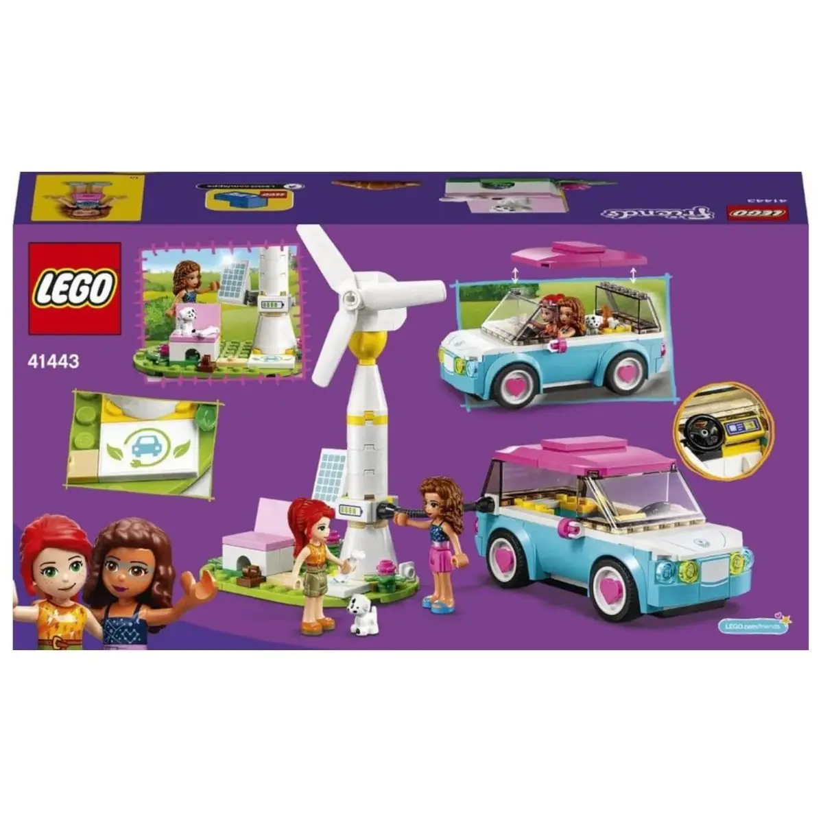 LEGO Friends Olivia'nın Elektrikli Arabası 41443