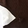 Bibaby Battaniye Hasır Triko Kahverengi