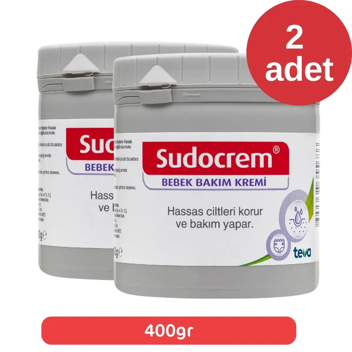 Sudocrem Bebek Bakım Kremi 400 gr x2