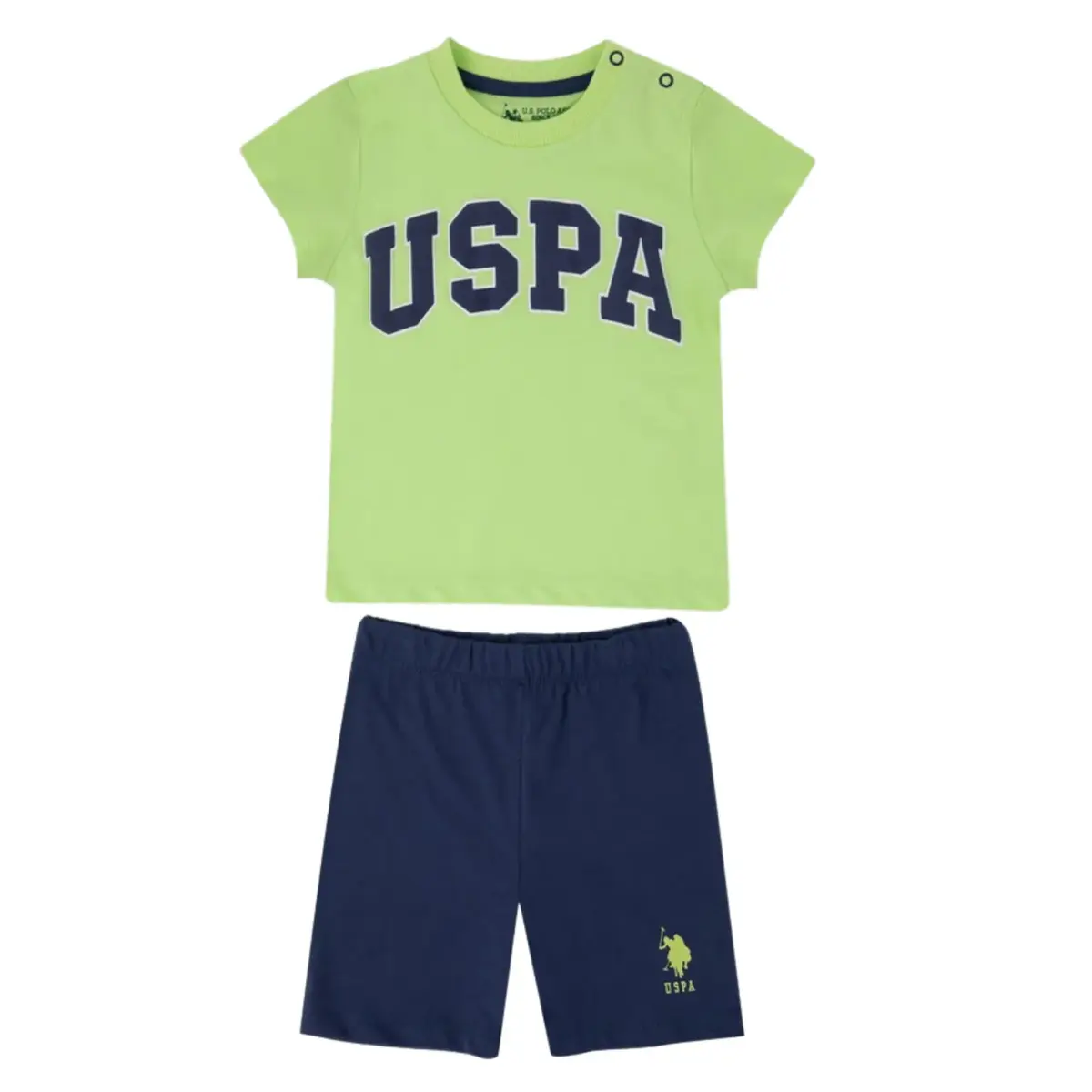 U.S. Polo 2li Takım T-Shirt Lime