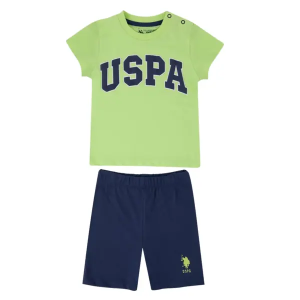 U.S. Polo 2li Takım T-Shirt Lime