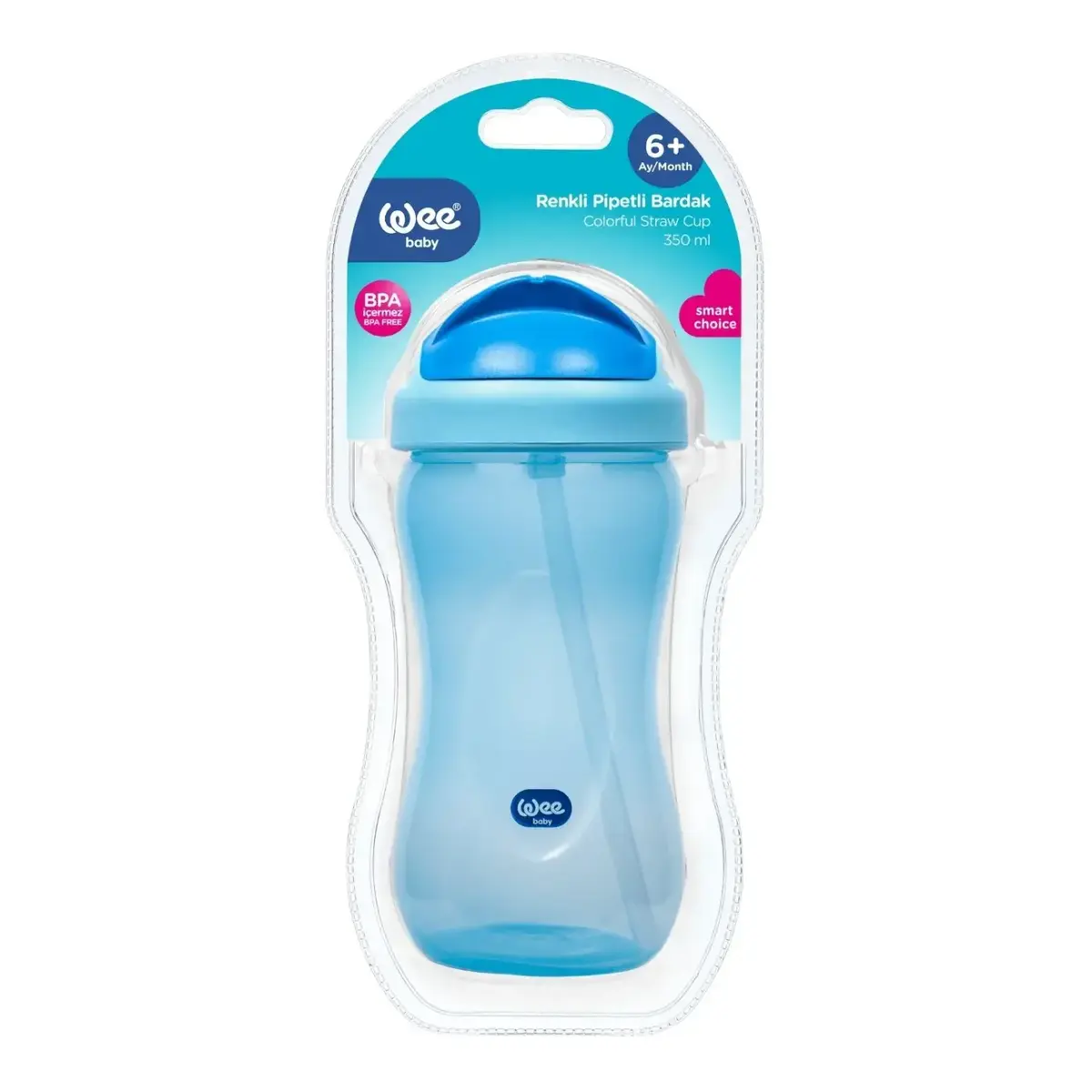 Wee Baby Renkli Pipetli Bardak