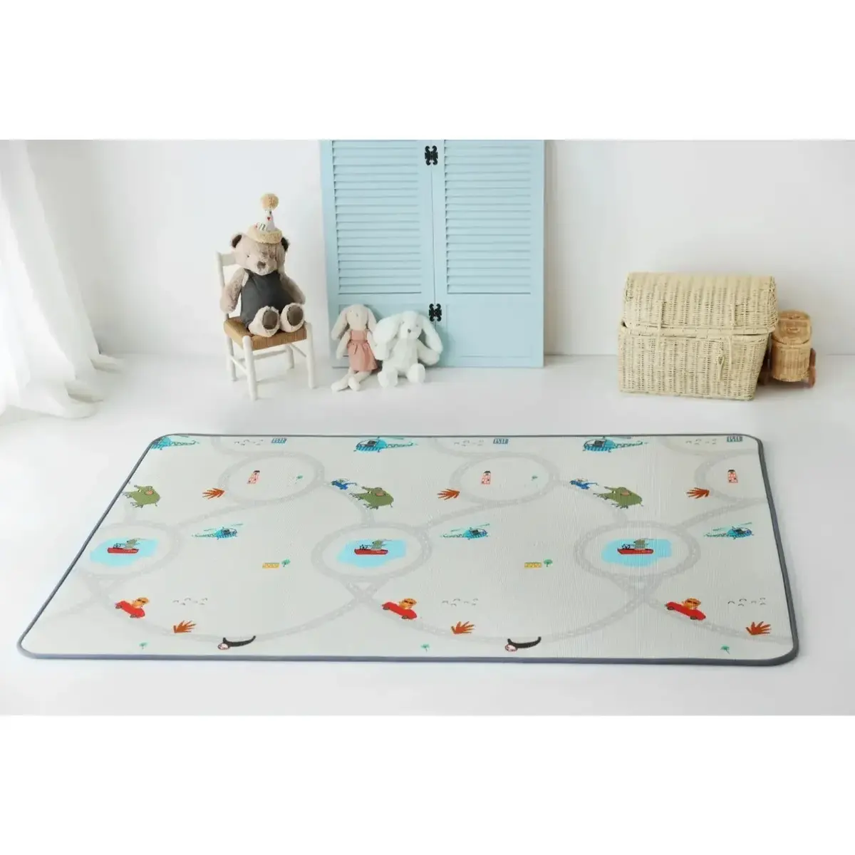 Coolmats Eğlenceli Gezi -Yıldızlar Oyun Halısı 140x100x1