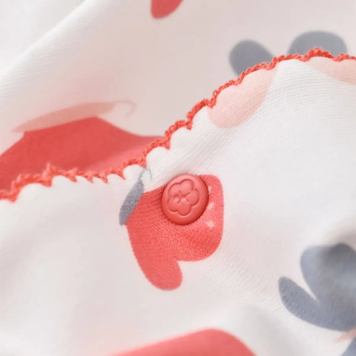 Bibaby Organik Tulum Wild Flowers Coral