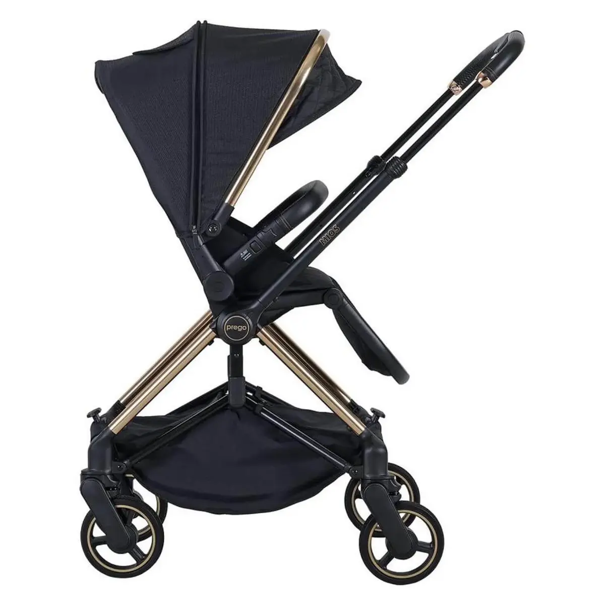 Prego 2066 Mios Travel Sistem Bebek Arabası Siyah