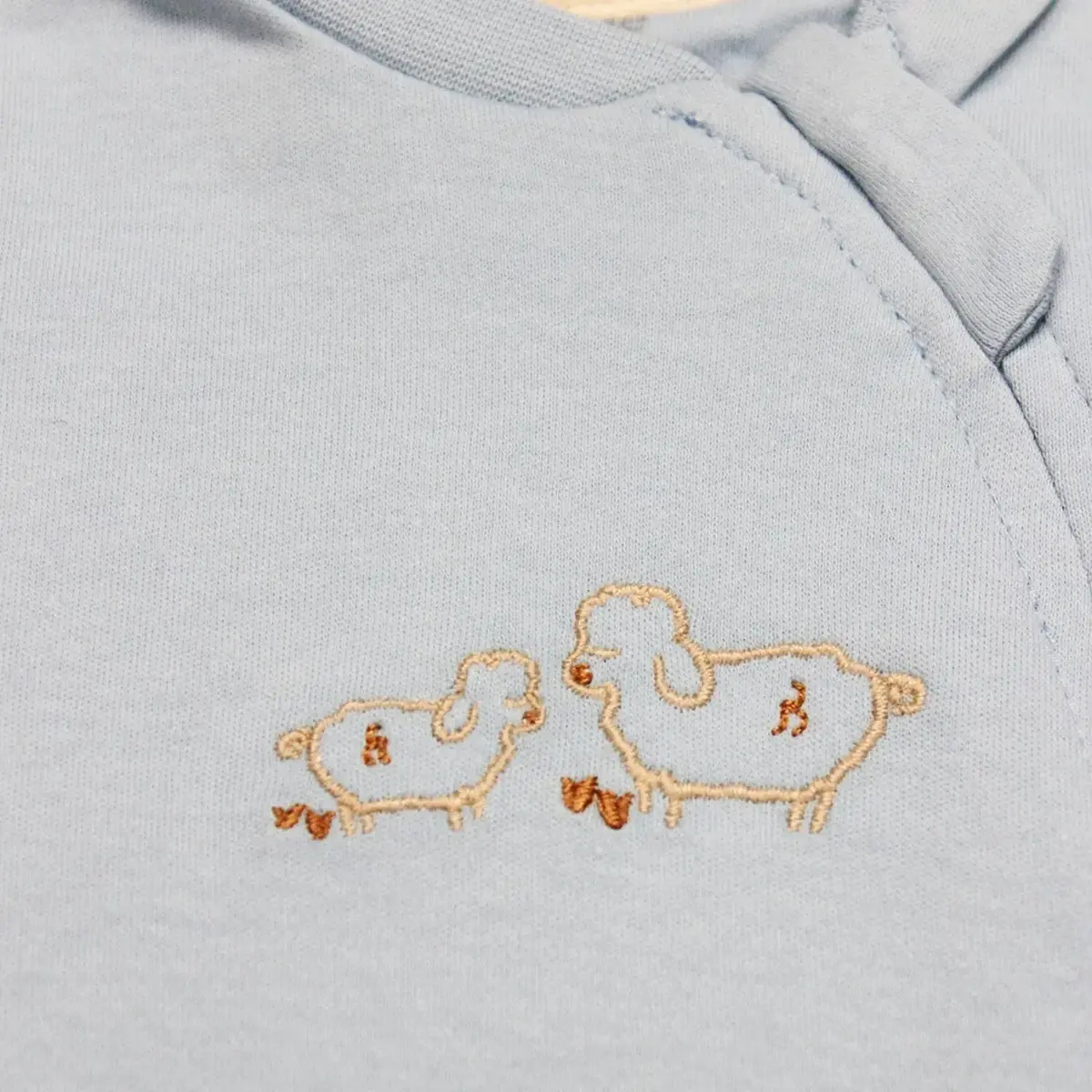 Bistyle Tulum Fermuarlı Curly Sheep Mavi