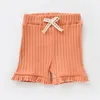 Bibaby Organik 2li Takım Şortlu Summer Fruit Light Cream - Caramel