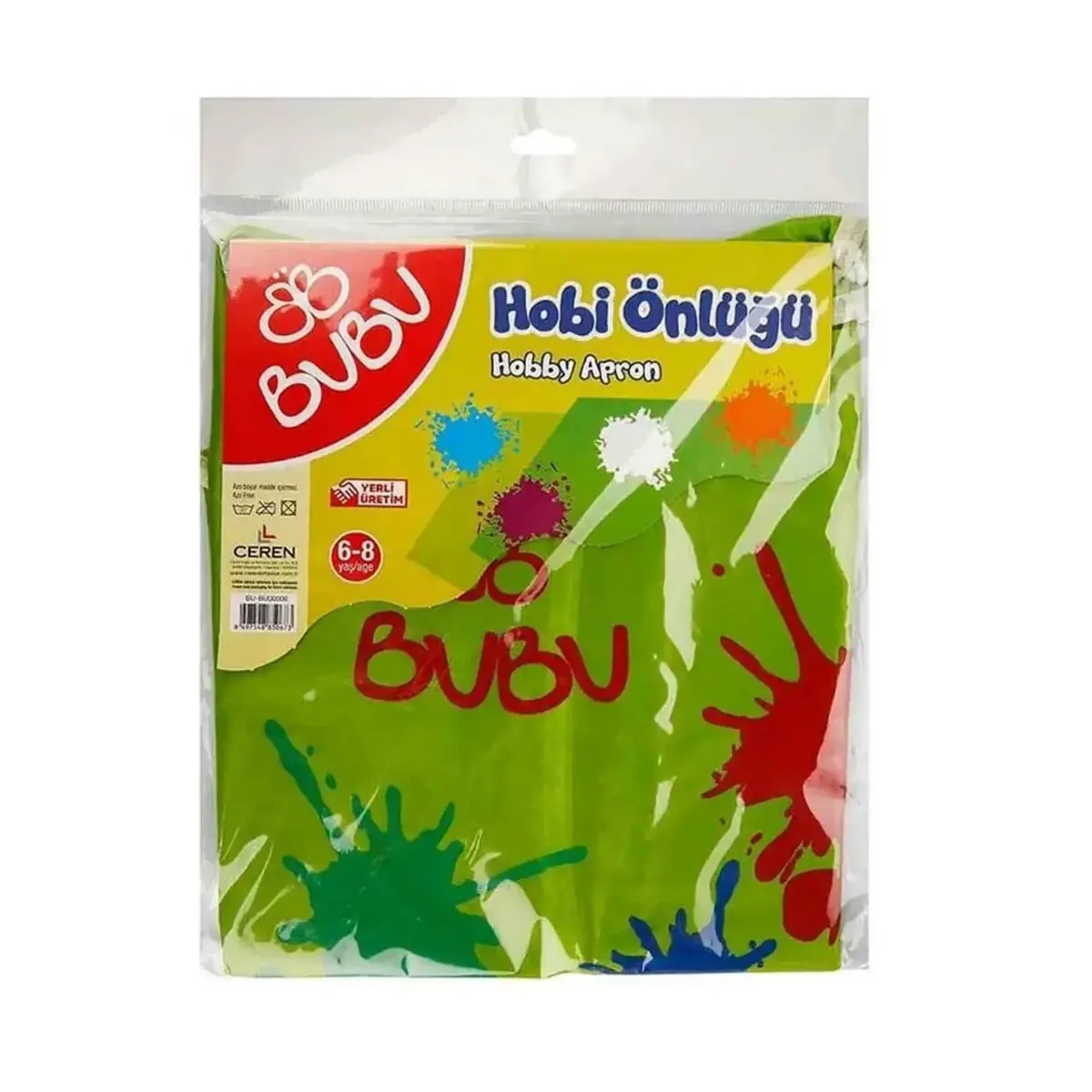 Bu-Bu Önlük 6-8 Yaş  Su Geçirmez