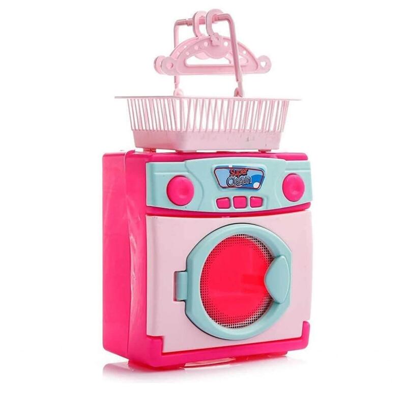 Kutulu Çamaşır Makinası Pembe