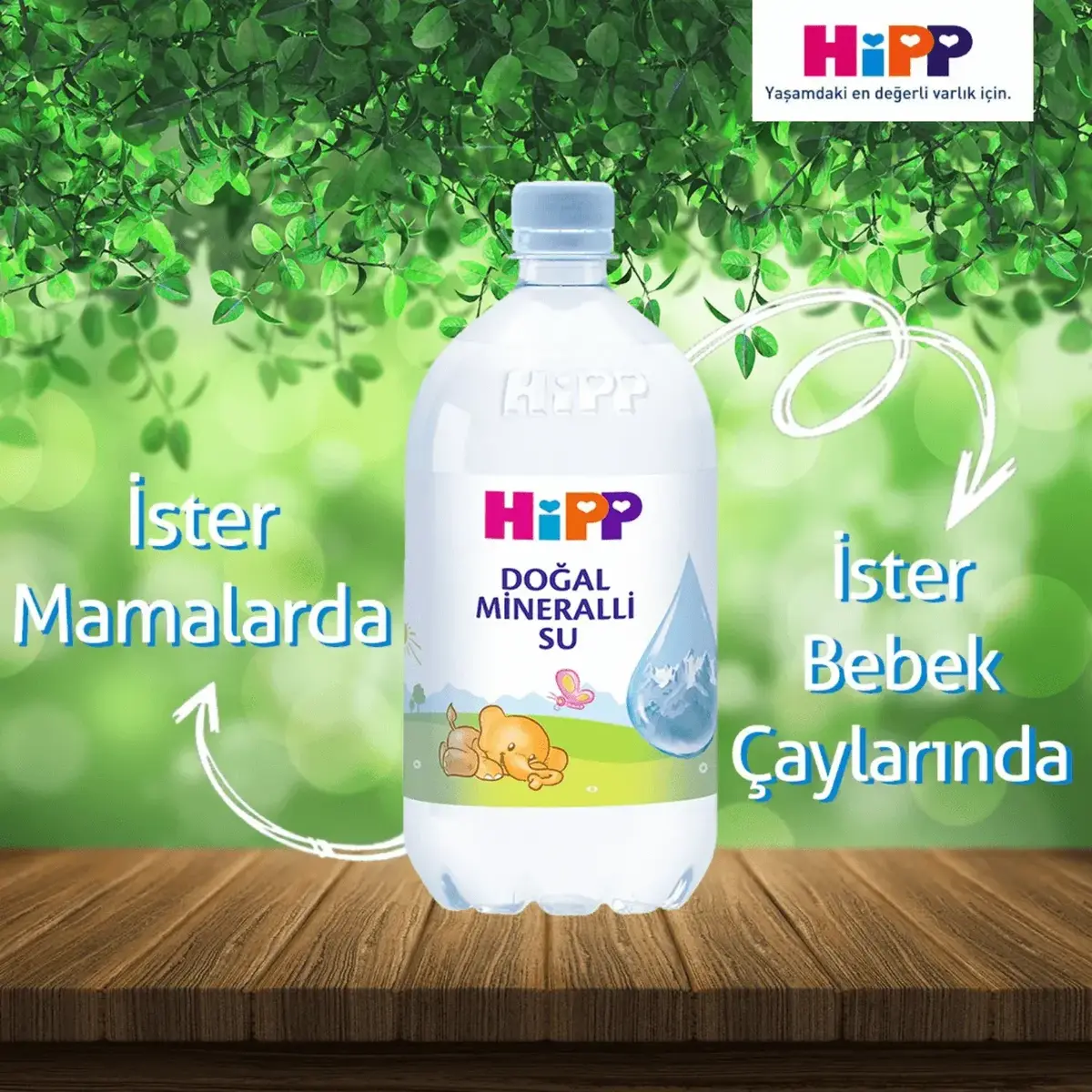 Hipp Doğal Mineralli Su 1 lt Yeni