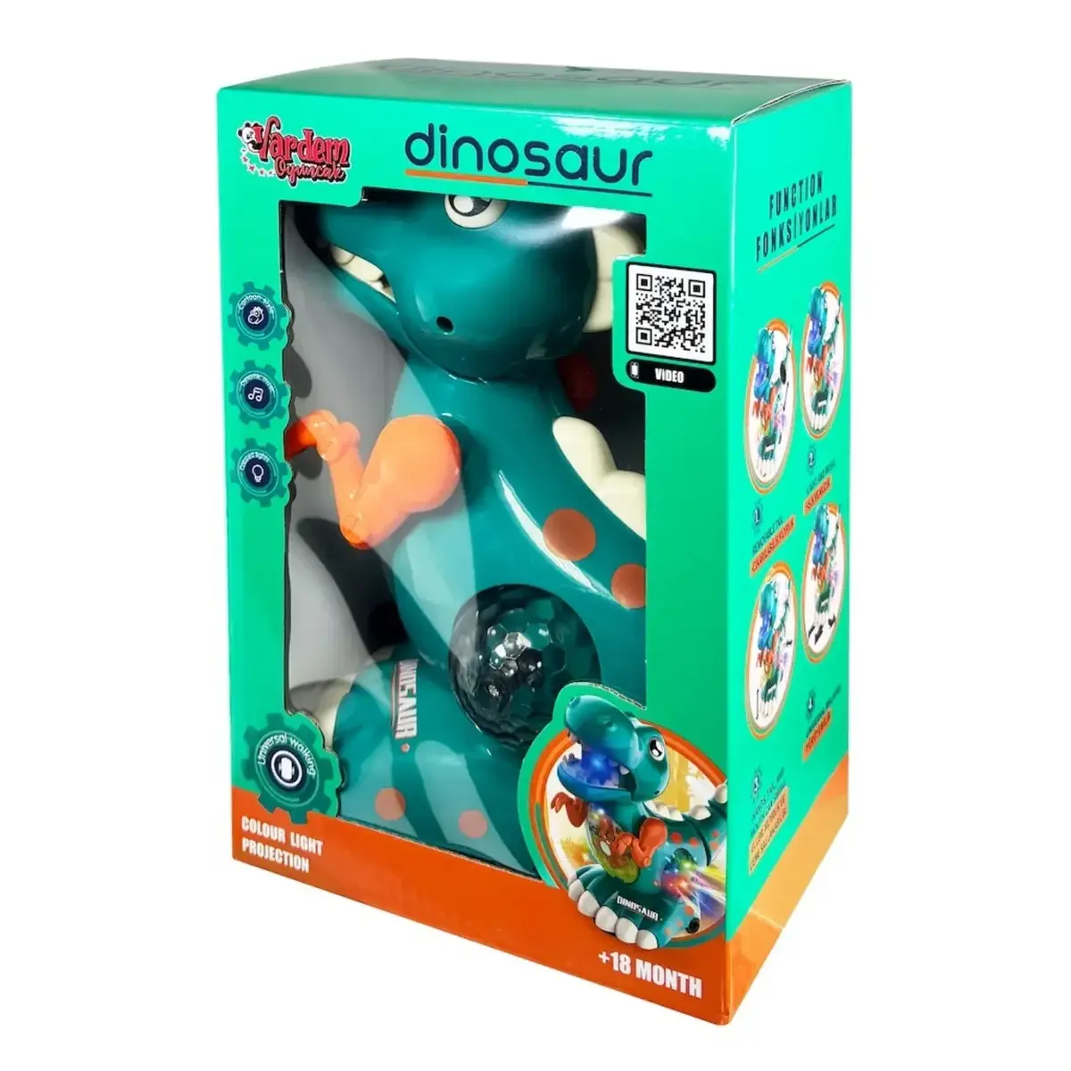 Vardem Işıklı Müzikli Hareketli Dinozor