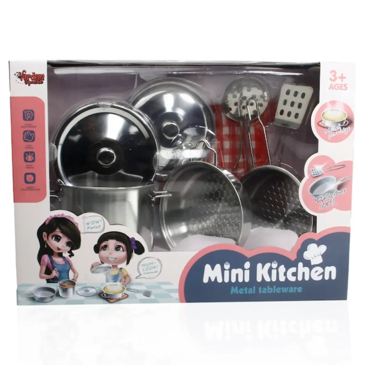 Vardem 8 Parça Çelik Tencere Tava Set