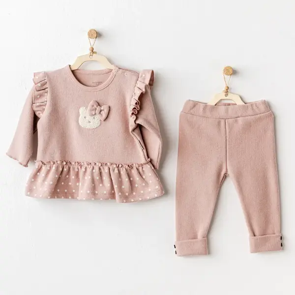 Andy Wawa 2li Takım Cute Bear Gül