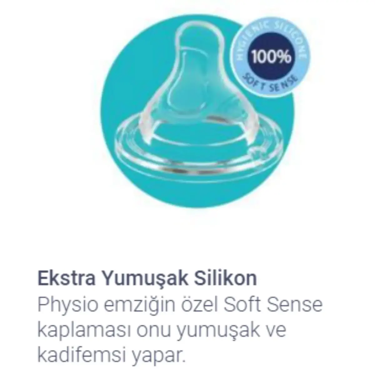 Chicco P5 Antikolik Biberon Emziği Orta Akış 2+ Ay 2'li