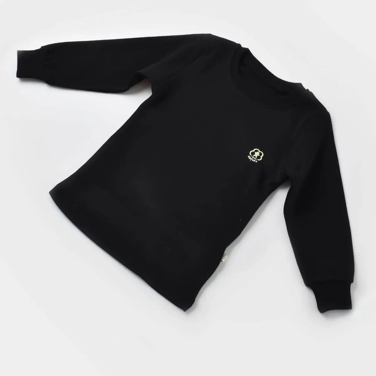 Bibaby Organik Sweatshirt A Little Basic Siyah