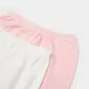 Bibaby Pantolon Patikli 2li Jakarlı Pembe - Ekru
