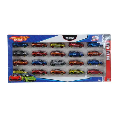 Toysan 20'li Speed Racer Metal Araba Seti