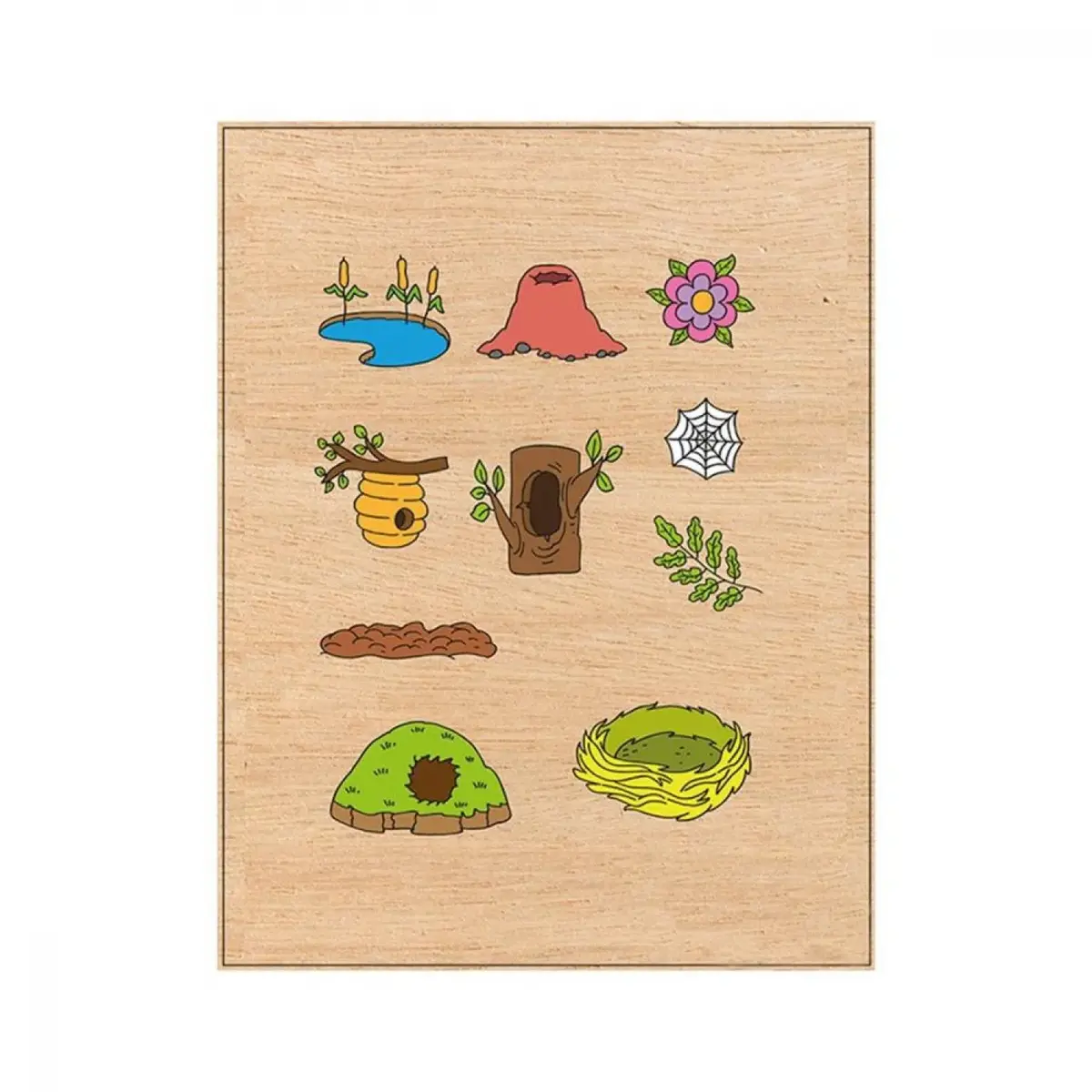 Toptoys Bil Bakalım Kim Nerede Yaşar Eşleştime Puzzle 19x25 Cm