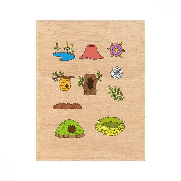 Toptoys Bil Bakalım Kim Nerede Yaşar Eşleştime Puzzle 19x25 Cm