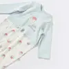 Bibaby Organik Tulum Pretty Ears Bunny Mint - Ekru