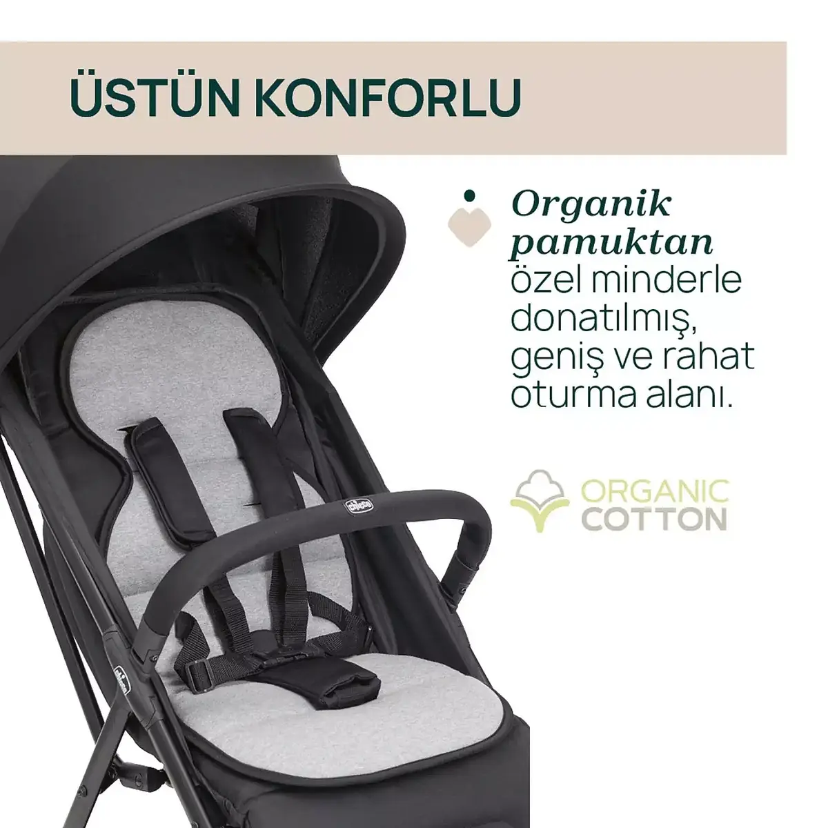 Chicco Taormina Bebek Arabası Charcoal