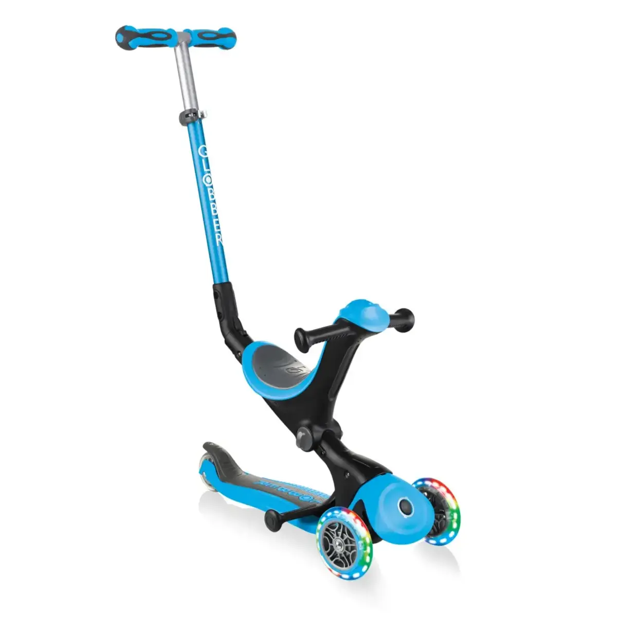 Globber Go Up Deluxe Işıklı Scooter Mavi Globber Go Up Deluxe Işıklı Scooter Mavi