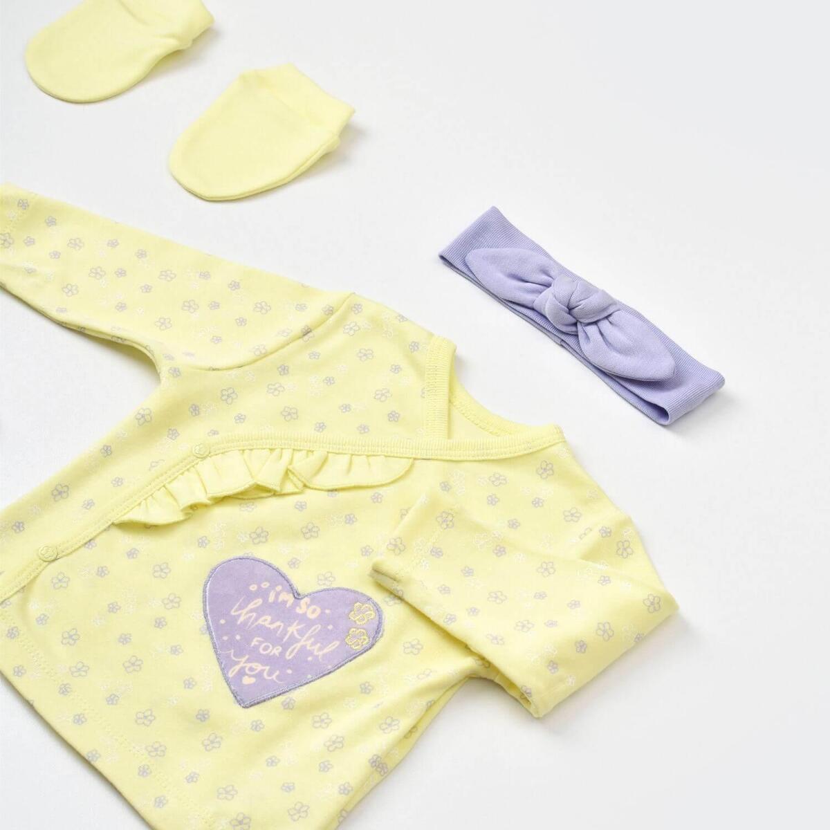 Bibaby Hastane Çıkışı 5li Organik Love You Lavender