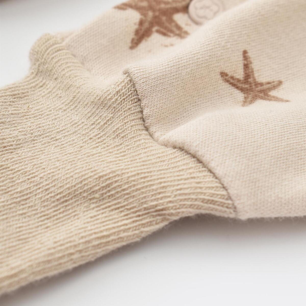 Bibaby Organik Tulum Çoraptolon Magic Starfish Latte