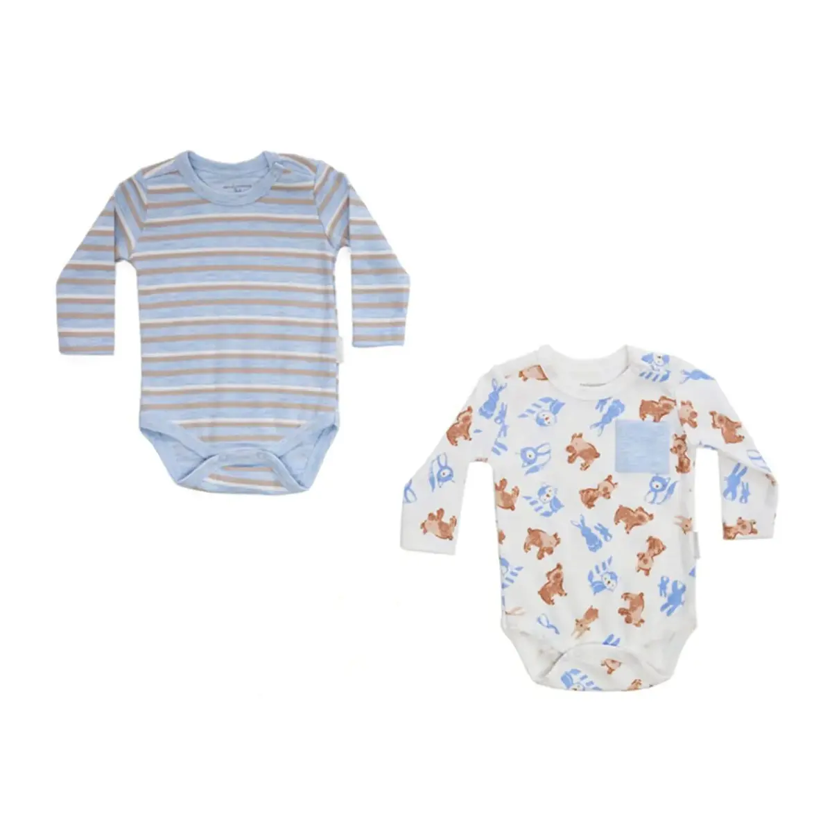 Andy Wawa Body 2li Tiny Bear & Friends Mavi