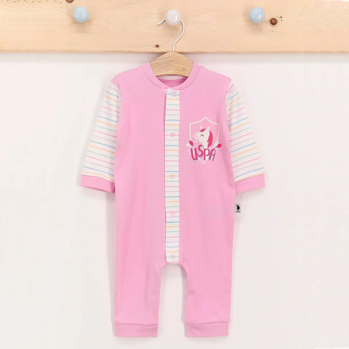 U.S. Polo Tulum Patiksiz Uzun Kol Toz Pembe