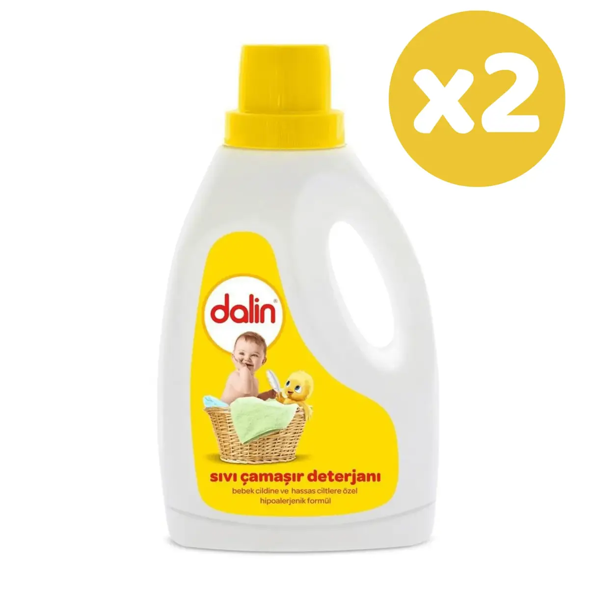 Dalin Sıvı Bebek Çamaşır Deterjanı 1500 ml x 2 Adet