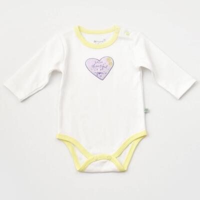 Bibaby Organik Body Love You Baby Yellow Lavender