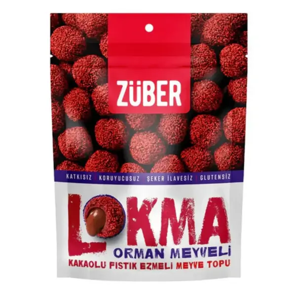 Züber Lokma Orman Meyveli Fıstık Ezmeli  96gr