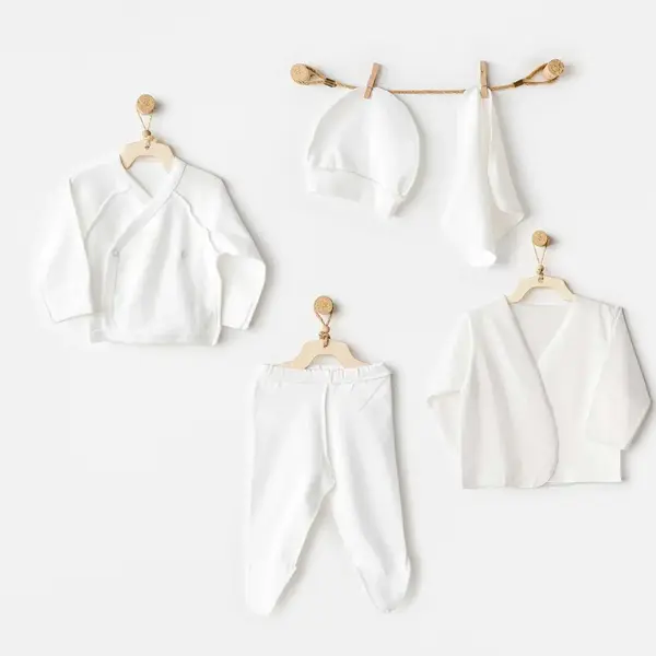 Andy Wawa Organik Hastane Çıkışı 5li Line Prematüre Ekru