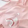 Bibaby Organik Zıbın Takımı 3lü Live Color Rabbit Somon