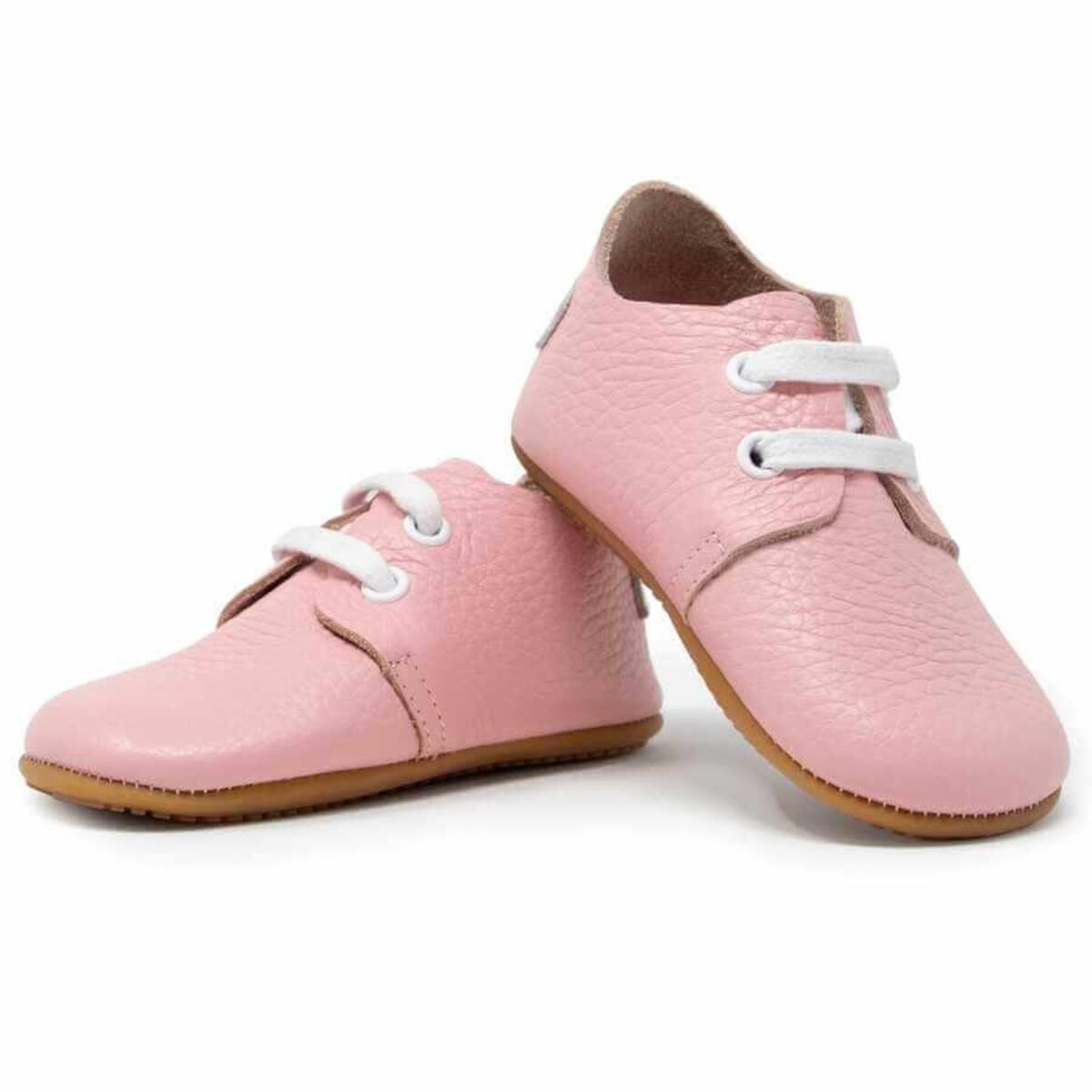 Ella Bonna Bebek Ayakkabısı Hakiki Deri Pembe