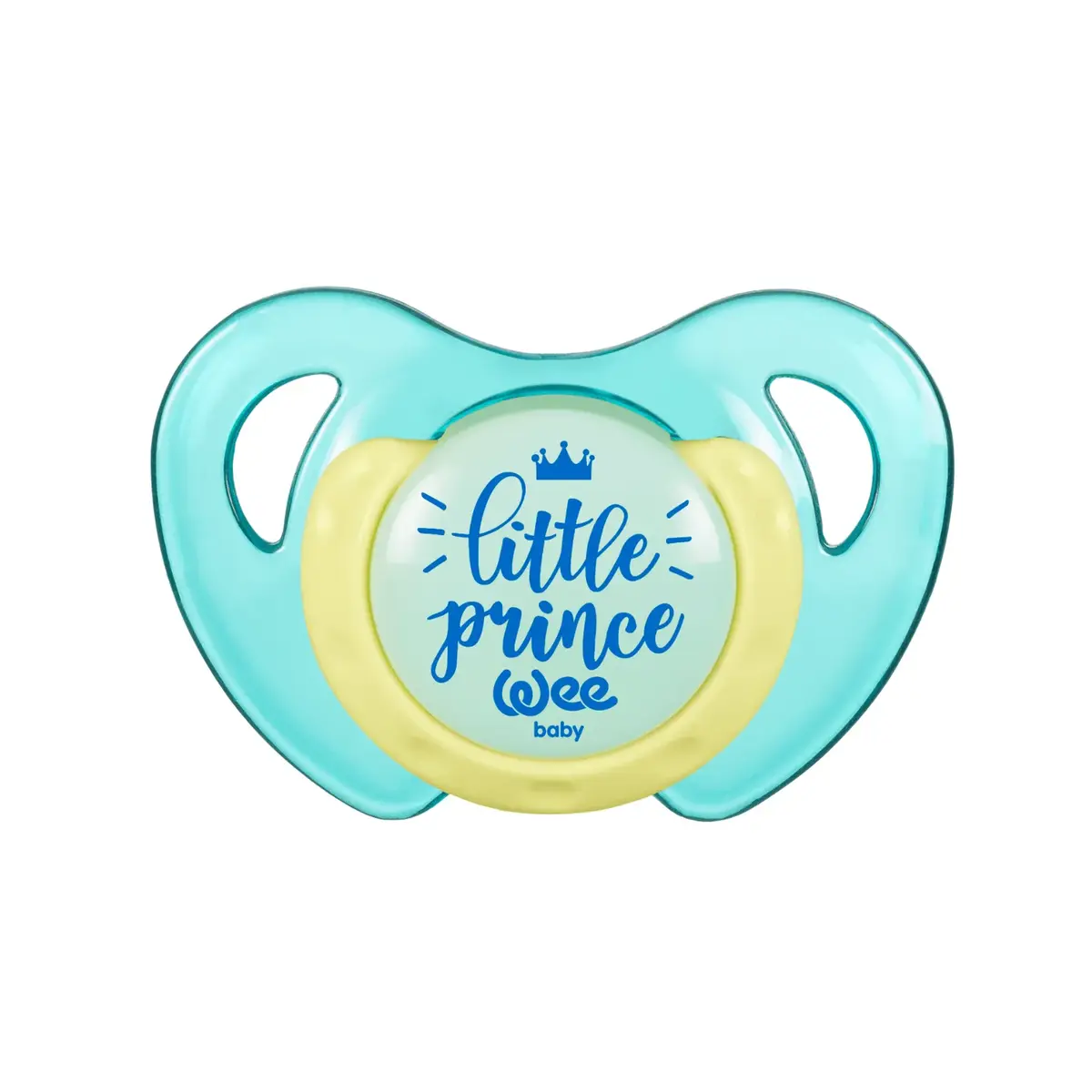 Wee Baby Desenli Kelebek Damaklı Silikon Emzik 0-6 Ay