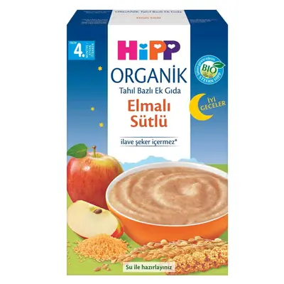 Hipp Organik İyi Geceler Sütlü Elmalı 250gr