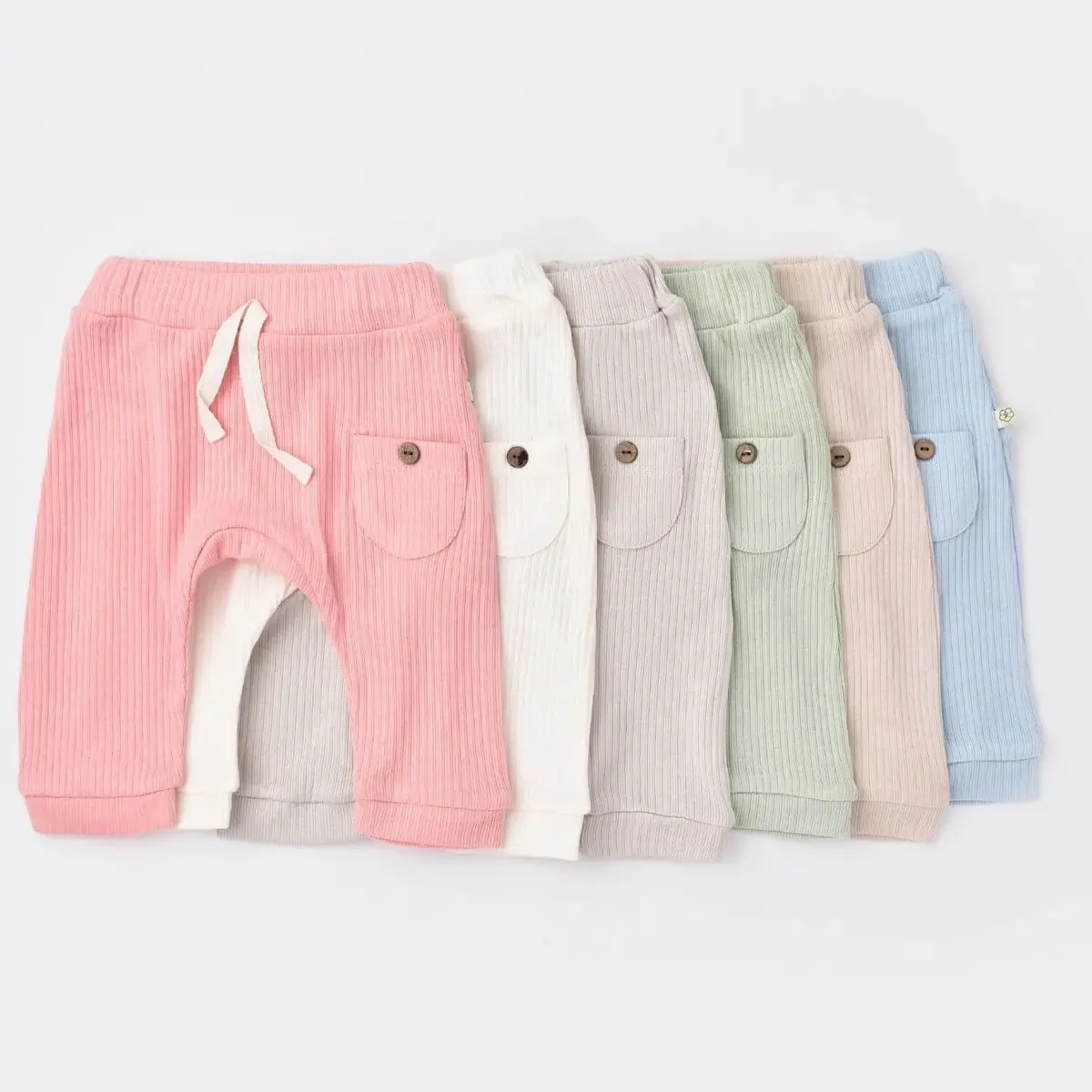 Bibaby Organik Pantolon Patiksiz Soft Modal Gri