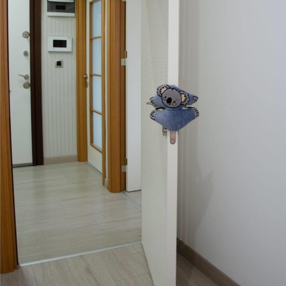 Sevi Bebe Sevimli Kapı Durdurucu Gri Koala