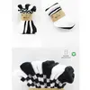 Bibaby Çorap Soket Bistyle 6lı Penye Çemberli Siyah - Beyaz